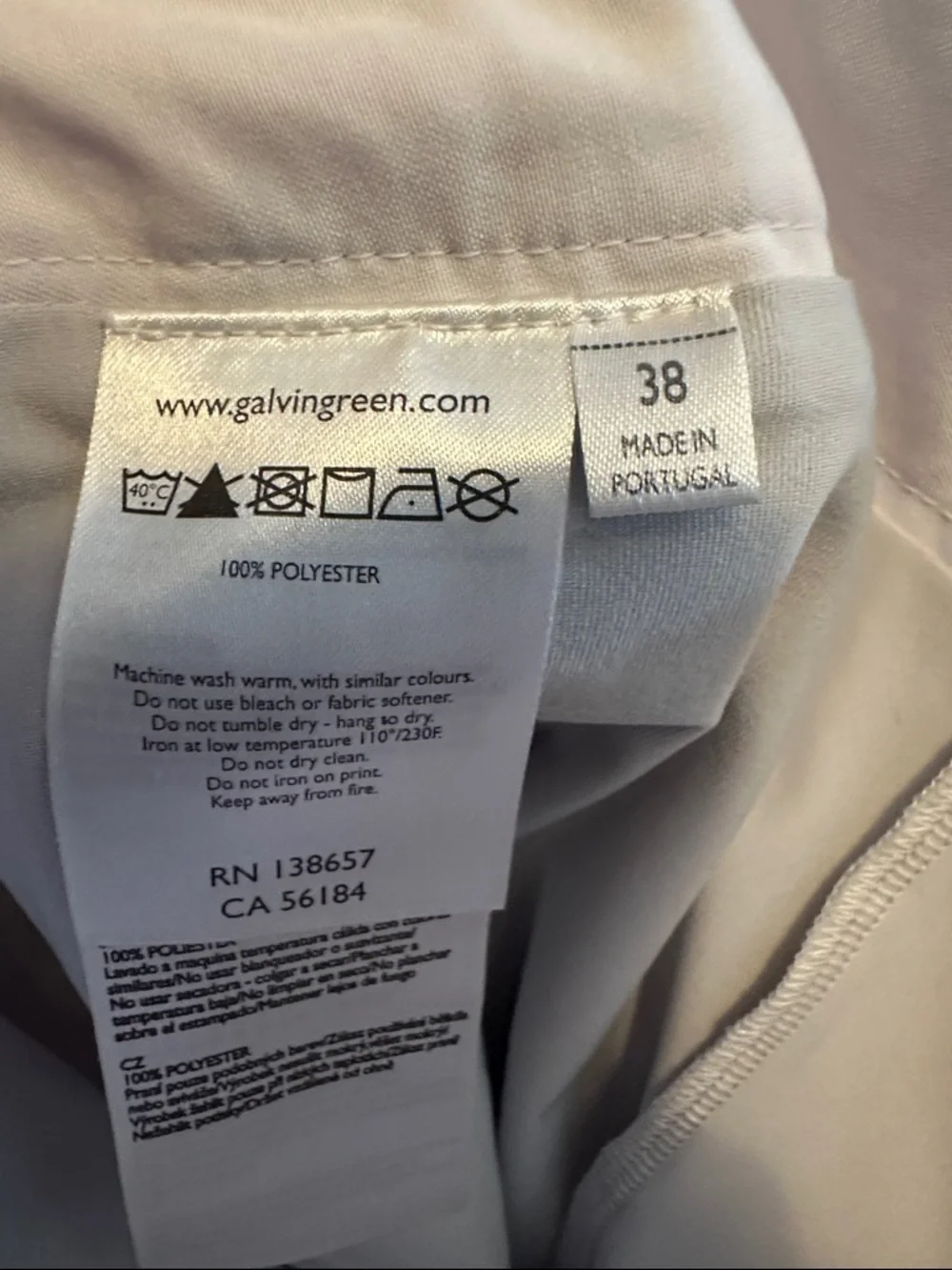 Classic White Women's Skort - Tailored A-Line Style - Picture 2 of 4